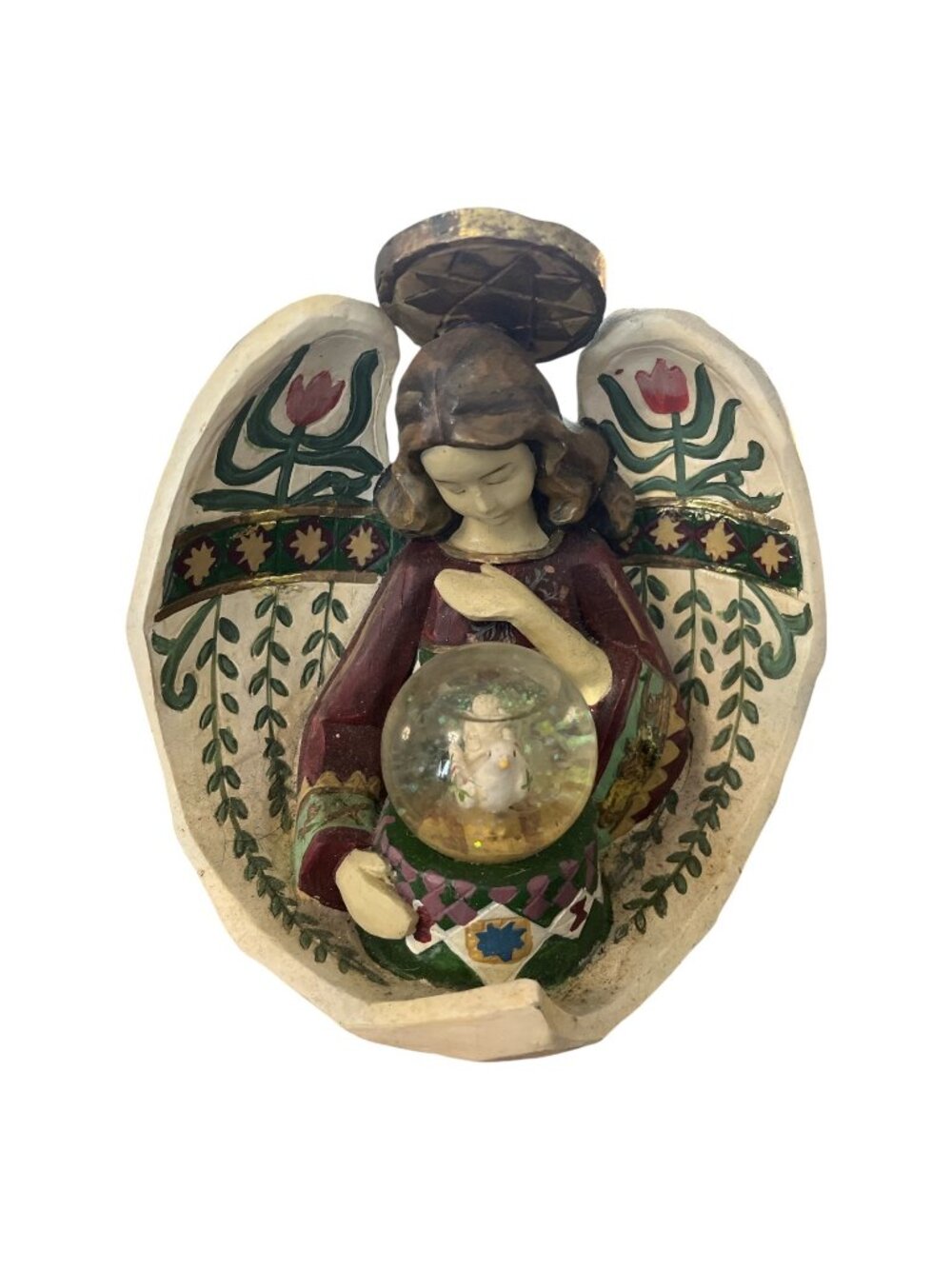 2008 St. Nicholas Square Angel Figurine with Winterland Collection St. Nicholas